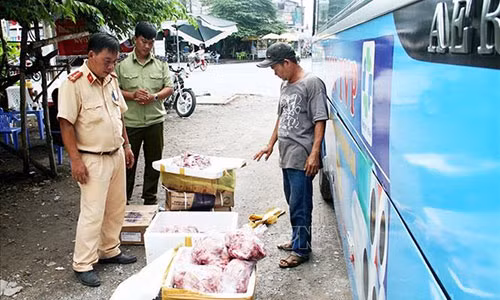Bat giu vu van chuyen hon 600 kg noi tang va bi lon boc mui