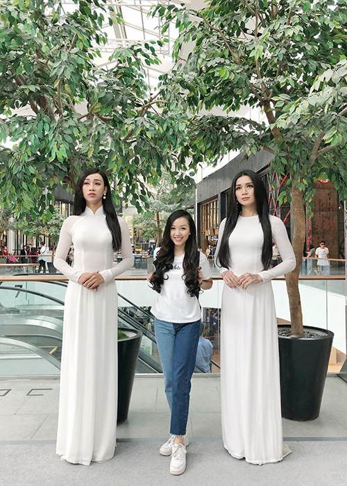 Nam diễn viên đầu tư nghiêm túc cho mọi tạo hình nhân vật nữ.