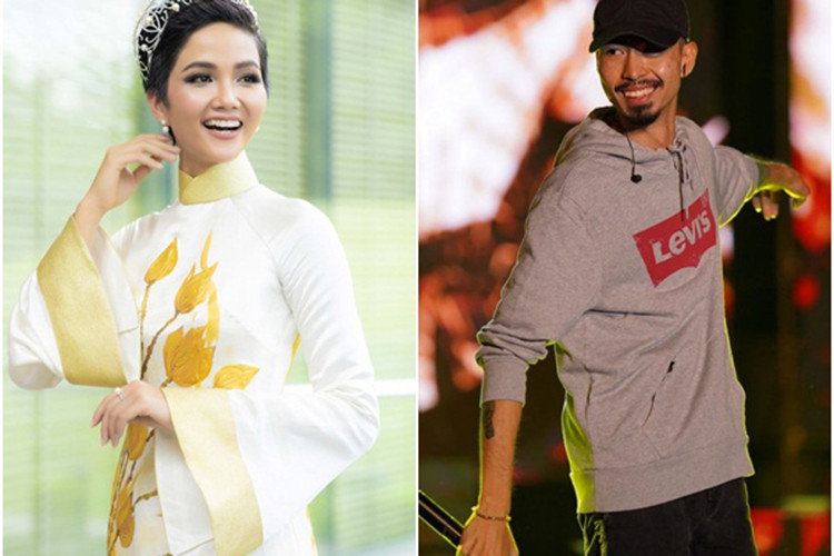 Được biết, ngoài Sơn Tùng M-TP, H'hen Niê còn thần tượng rapper Đen Vâu. Ảnh: Vietnamnet