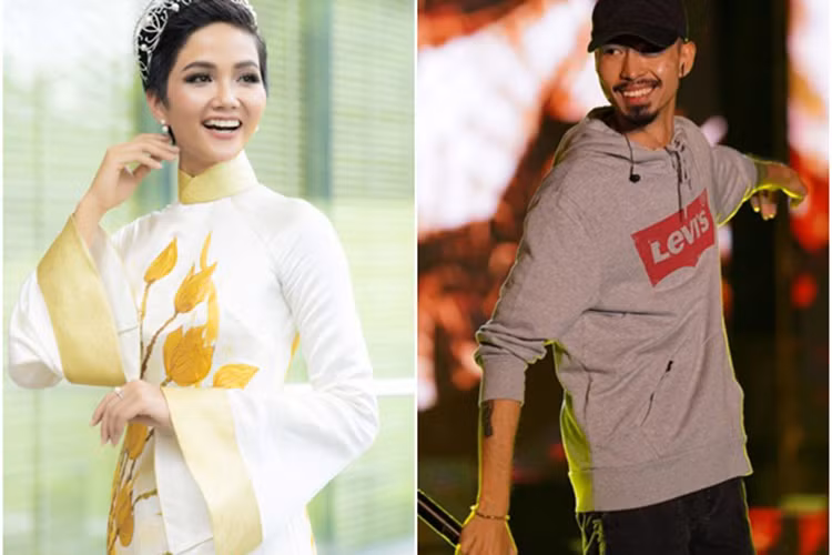 Được biết, ngoài Sơn Tùng M-TP, H'hen Niê còn thần tượng rapper Đen Vâu. Ảnh: Vietnamnet