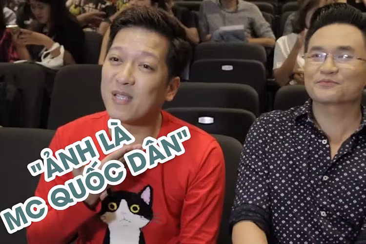 Trường Giang cũng từng bị chê kém duyên khi chia sẻ Đại Nghĩa là MC quốc dân nhiều tiền nhất Việt Nam hiện nay. Ảnh: Youtube