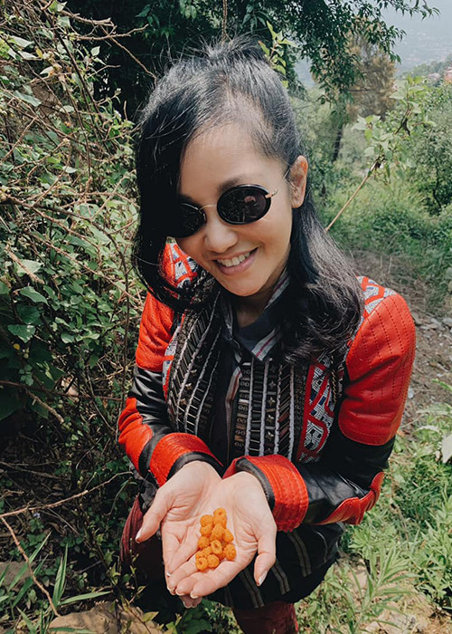 Mới đây, diva đã dành thời gian đi nghỉ dưỡng ở Ấn Độ.