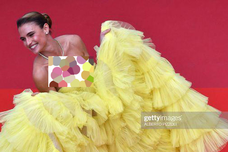 Fernanda Liz vừa xuất hiện trên thảm đỏ liên hoan phim Cannes 2019 ngày 9.