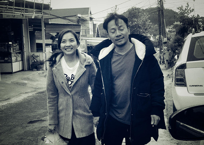 Rapper Tiến Đạt cùng bà xã đã chọn cuộc sống kín tiếng.