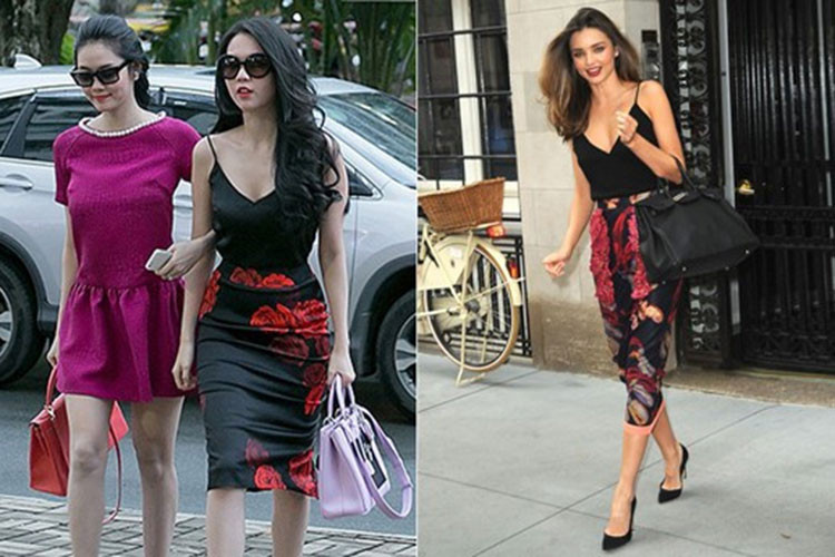 Cô thậm chí sản xuất và công khai bán những bộ trang phục sao chép từ các nhà mốt danh tiếng trên thế giới. Ảnh: Người đưa tin