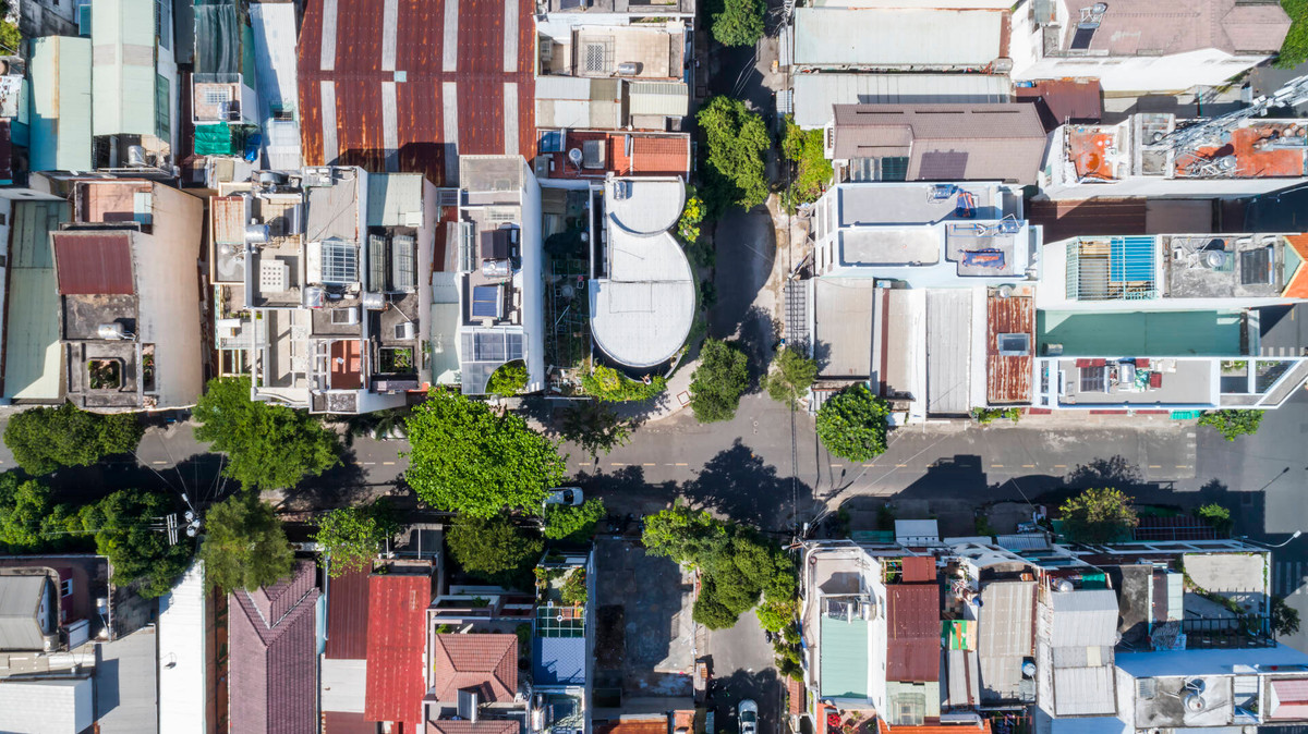 Vị trí xây dựng Duntax Office là nơi có mật độ dân cư cao, hầu hết là nhà ở.