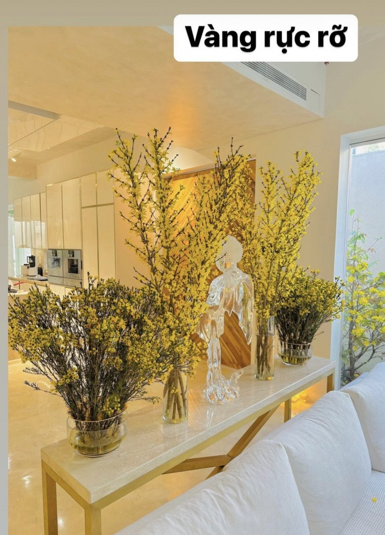 Ngoài ra còn có màu vàng của hoa thanh liễu và hoa mai Mỹ.