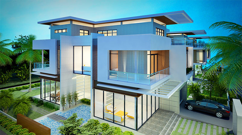 Một trong những sai lầm khi xây nhà nhiều người mắc phải là xây nhà quá to nhưng không ở hết. Với gia đình giàu có thì chẳng có vấn đề gì nhưng với gia chủ chỉ kiến tiền đủ chi tiêu là một sự lãng phí. Ảnh: KientrucTayHo