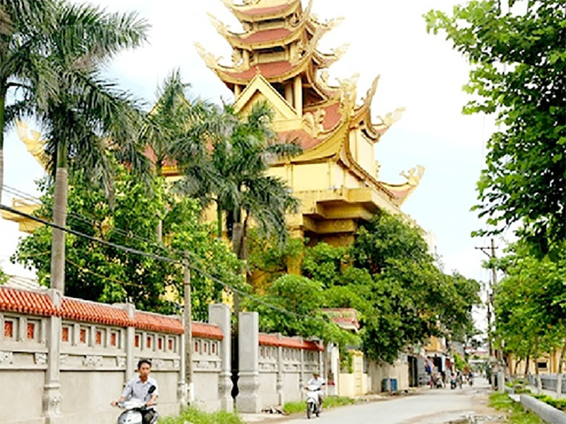 Nhờ nghề dệt, người dân làng Mẹo trở nên giàu có. Trong làng có tới hơn 100 tỷ phú, trong đó có những người giàu nức tiếng...Ảnh: Internet