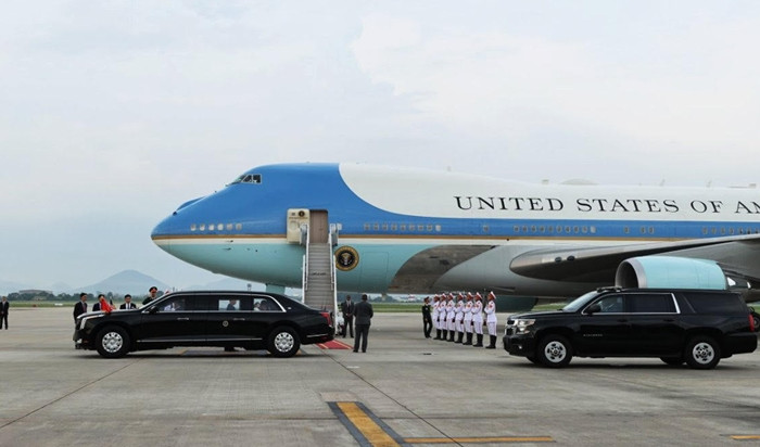 Chuyên cơ dài 70,6 m, cao 19,3 m, sải cánh 59,6 m và khối lượng cất cánh tối đa 375 tấn. Ảnh: Vietnamnet