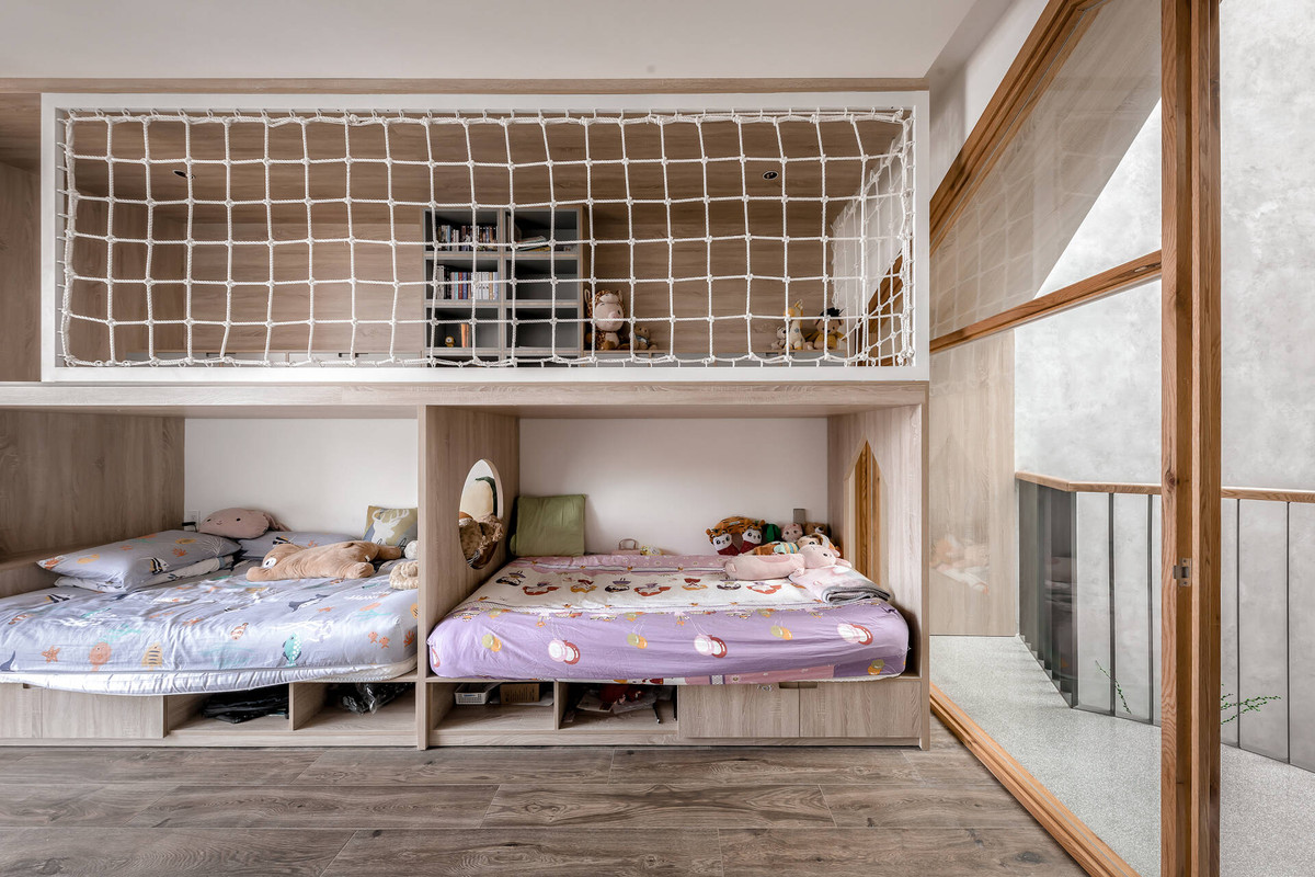 Phòng ngủ của các con được thiết kế thông minh. Nguồn ảnh: Bùi Minh Quốc