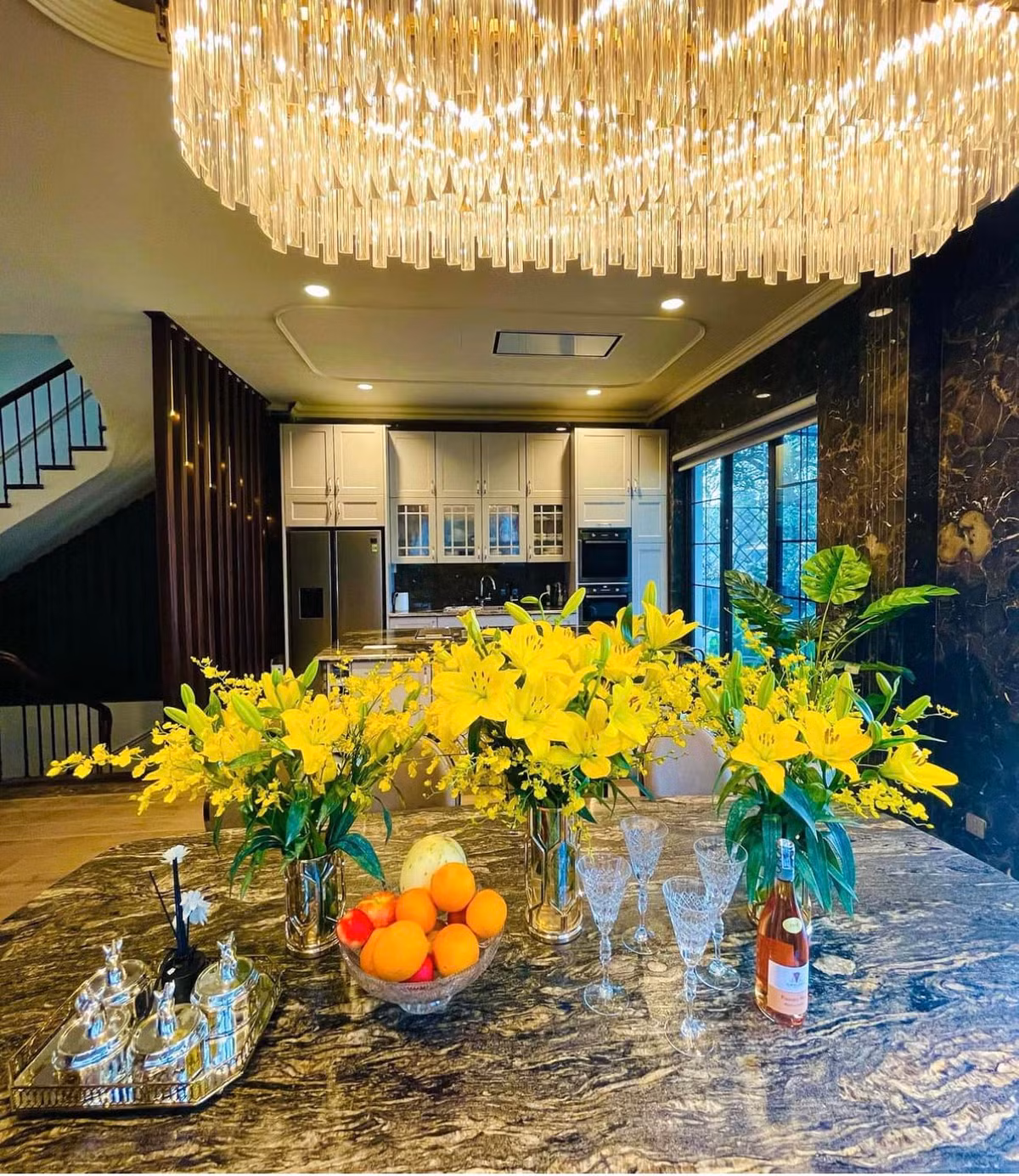 Gia đình nữ diễn viên mua với giá 2 triệu USD và chuyển đến năm 2020 sau thời gian tu sửa khoảng 2 năm.