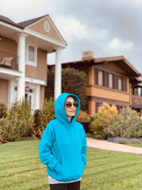 Căn biệt thự của Hồng Đào được ví như một resort thu nhỏ, có hồ bơi riêng cùng sân vườn rộng lớn.