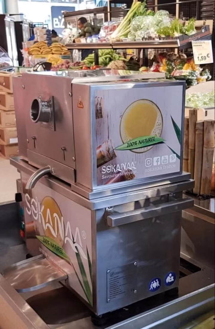 Không chỉ tại Hàn Quốc, nước mía Việt còn gây sốt tại thị trường châu Âu. Ảnh: Facebook