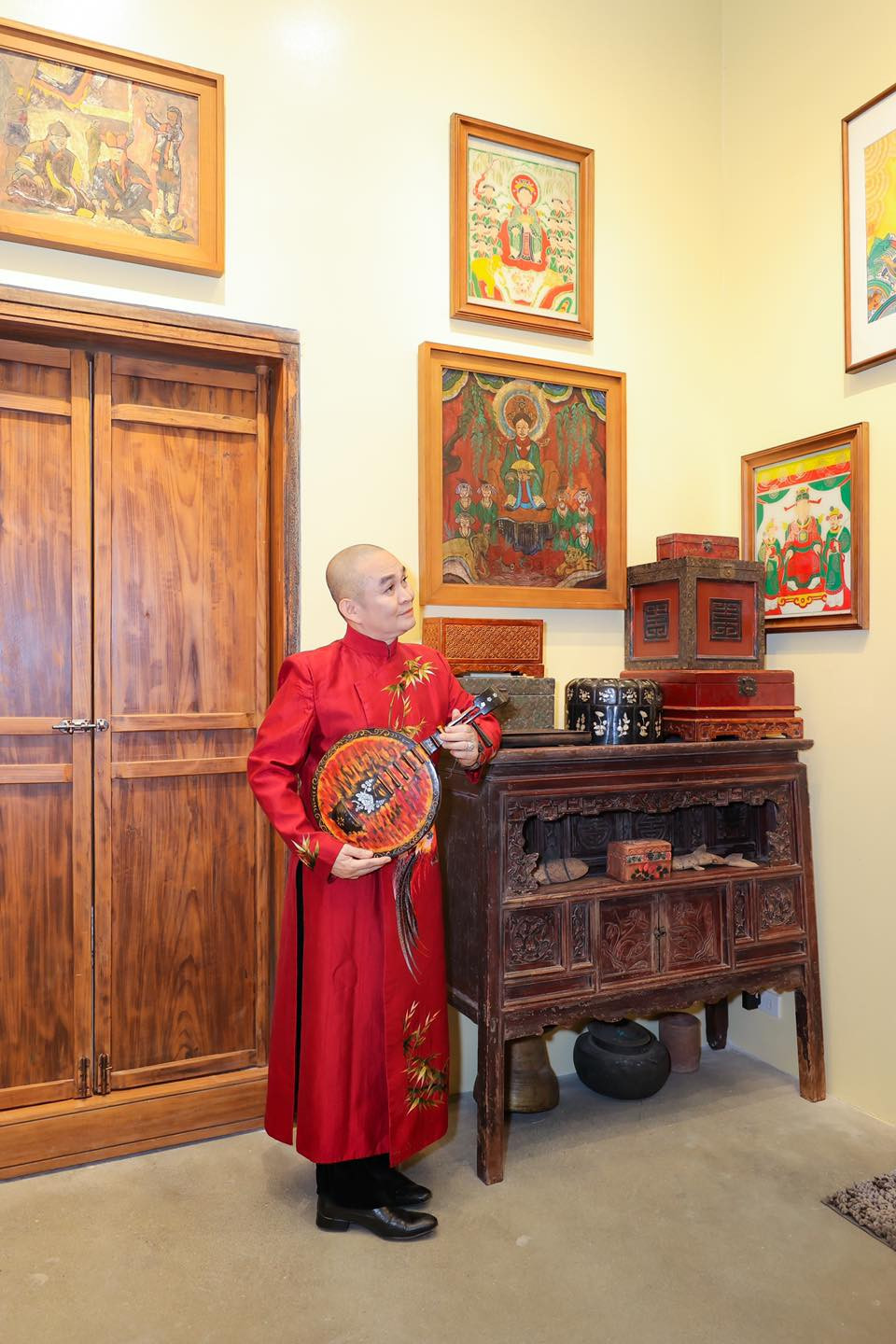 Trước đó, trong một bài phỏng vấn, nam nghệ sĩ tiết lộ đây là nơi để anh và vợ con thư giãn sau những bộn bề của đời sống.