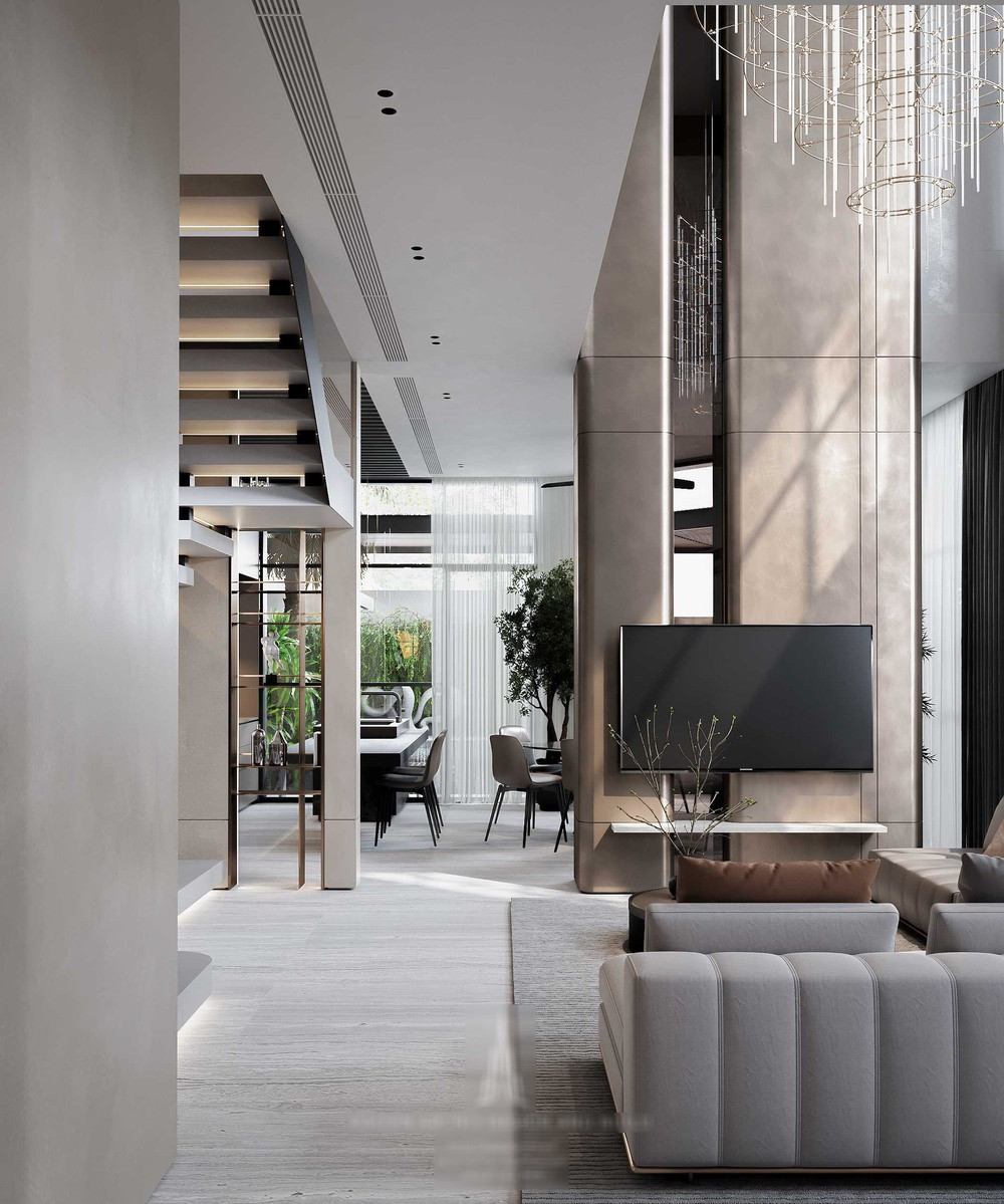 Biệt thự sở hữu 2 mặt tiền đắc địa, có diện tích 200m2.