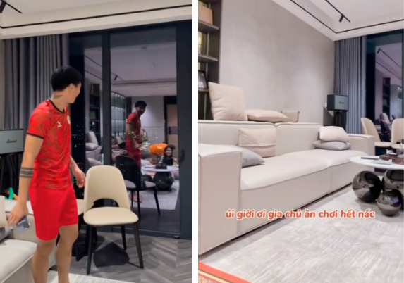 Nam cầu thủ lựa chọn nhiều đồ công nghệ hiện đại và đắt tiền cho căn hộ. Nhiều người dự đoán đây sẽ là nơi ở riêng của Văn Hậu - Hải My sau khi kết hôn.