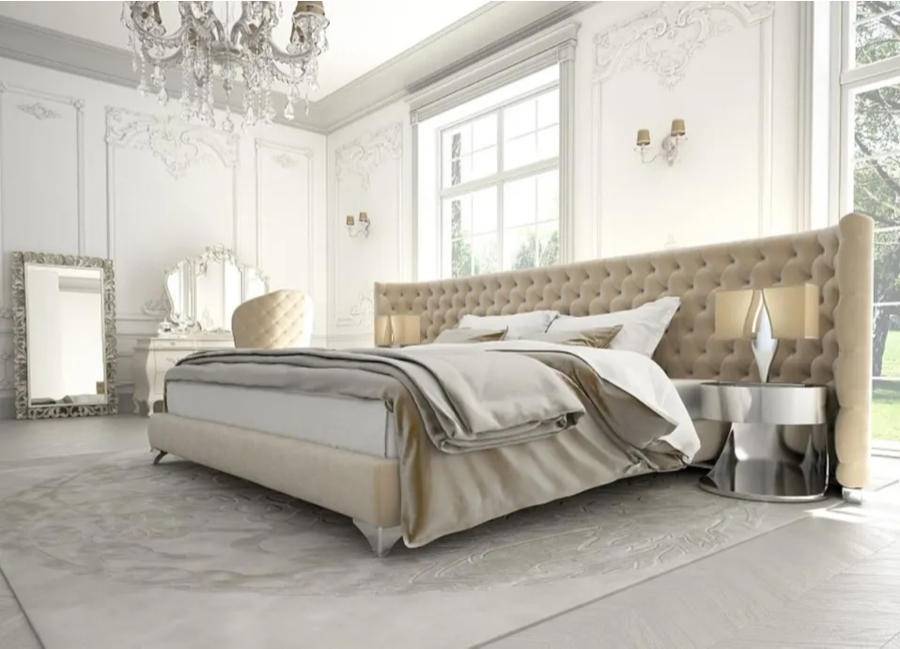 Một góc phòng ngủ trong biệt thự được hé lộ. Nguồn ảnh: Bloomberg, Mansionglobal