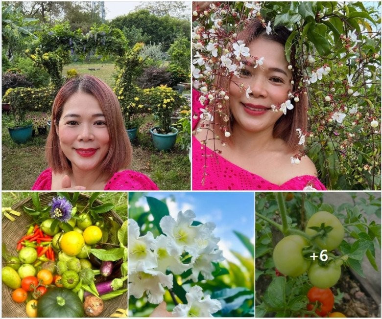 Mỹ Lệ gọi khu vườn của mình là "My secret garden" (Khu vườn bí mật của tôi).