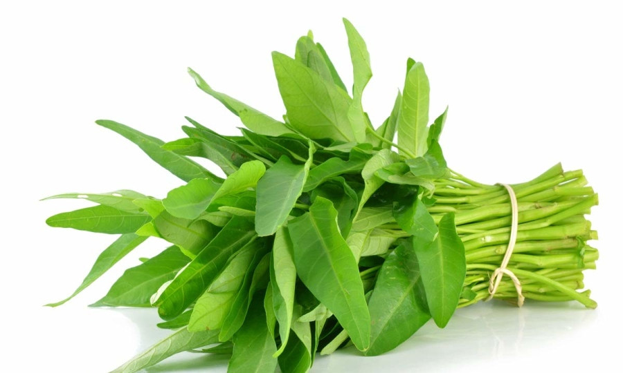 Giá rau muống ở Mỹ tùy từng bang song ở bang lạnh rau sẽ đắt hơn, khoảng 9 USD (khoảng 210.000 đồng)/bó nhưng được rất ít. Ảnh minh hoạ