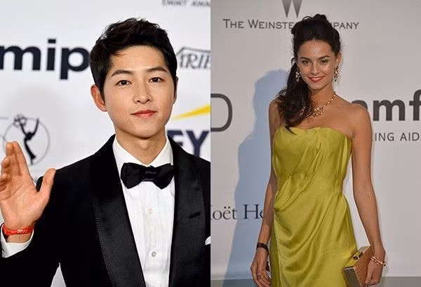 Vừa qua, Song Joong Ki thông báo tái hôn với cựu nữ diễn viên - Katy Louise Saunders, thu hút sự quan tâm của đông đảo khán giả. Ảnh: Philstar