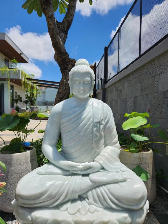 Không gian an yên ngay trong biệt thự của nam ca sĩ. Ảnh: FBNV