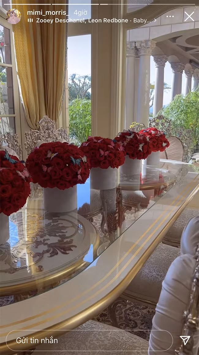 Không gian bên trong căn biệt thự tiện nghi không khác gì resort 6 sao.