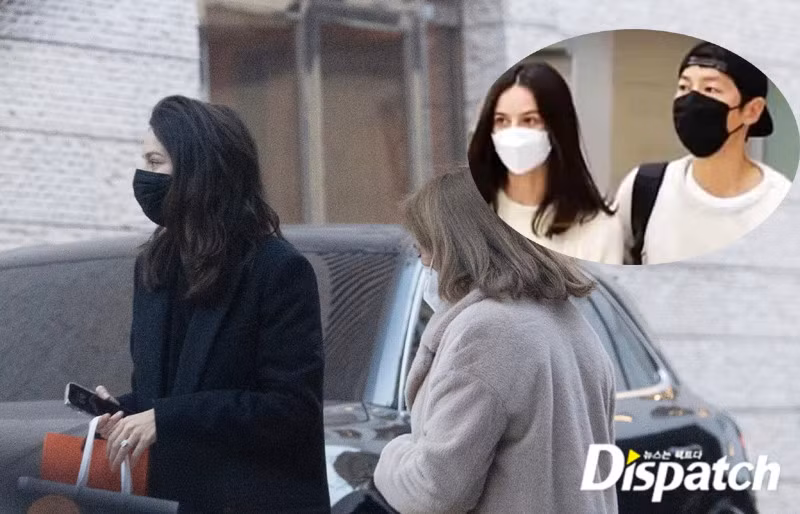 Trước đó, Dispatch cho biết Song Joong Ki và Katy Louise Saunders sống trong biệt thự sang trọng Nine One Hannam ở Hannam-dong, Seoul. Ảnh: Dispatch
