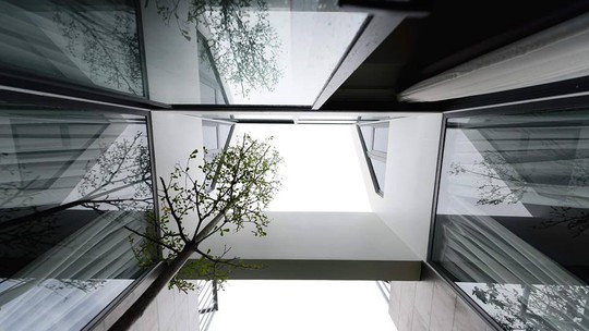 Hệ thống giếng trời độc đáo. Ảnh: FBNV