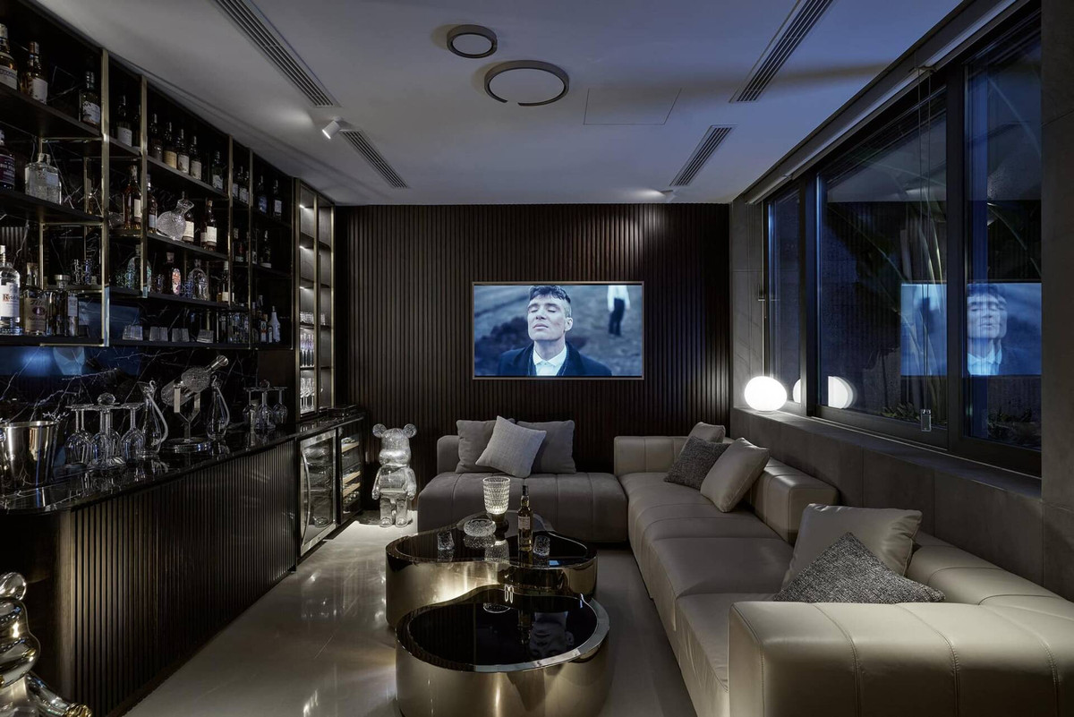 Phòng giải trí được trang bị tối tân. Ảnh: FBNV