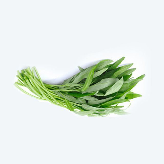 Ở Phần Lan, rau muống cũng rất đắt khoảng 3 euro/bịch (khoảng 75.000 đồng), nhưng chỉ được… 3 cọng. Ảnh: Facebook