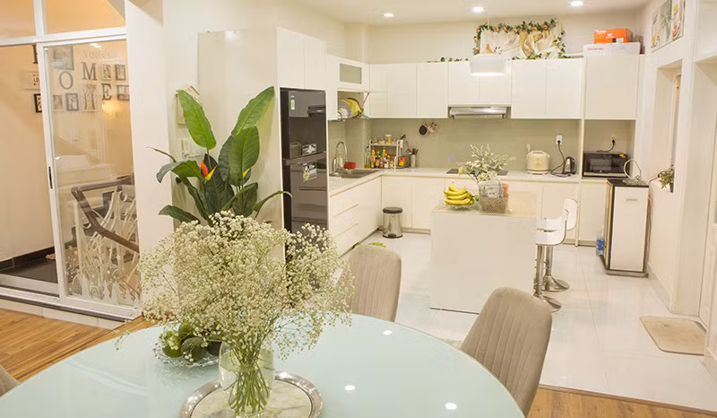 Khu bếp hiện đại, gọn gàng. Ảnh: Vietnamnet