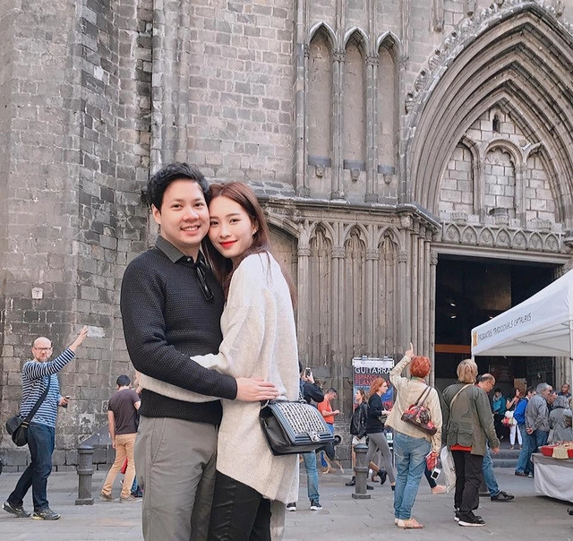 CEO Trung Tín - ông xã "chuẩn mười" của Hoa hậu Đặng Thu Thảo khiến nhiều người phải ngưỡng mộ và ghen tỵ vì cách yêu chiều vợ con. Ảnh: FBNV