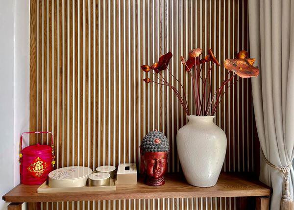 Những món đồ trang trí bắt mắt.