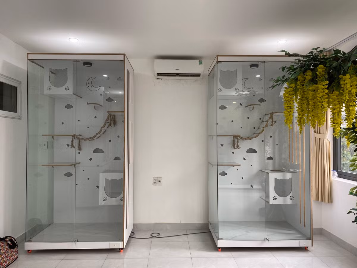 Mức phí cụ thể sẽ được tính theo từng loại phòng/chuồng dựa trên nhu cầu của khách hàng. Ảnh: BMPS