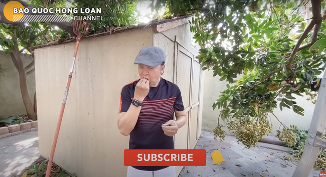 Ông thường chở bà xã của mình đi mua phân bón, dụng cụ làm vườn vào những dịp rỗi.