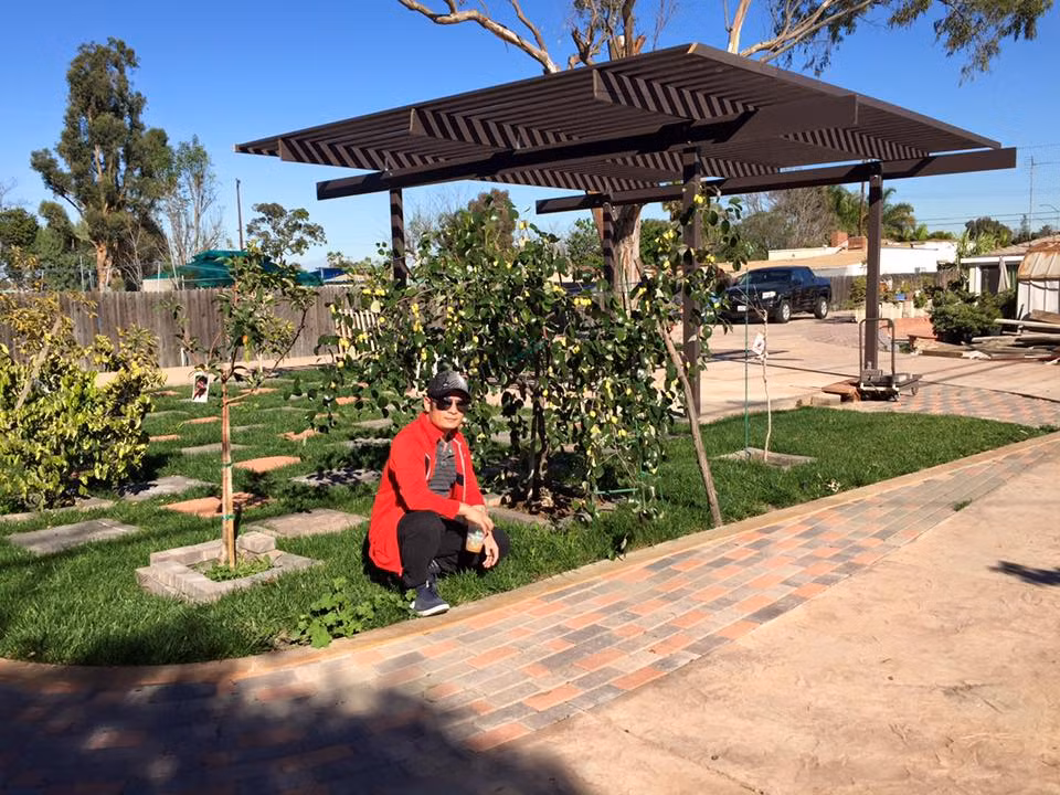 Trên trang cá nhân, Bằng Kiều thường xuyên chia sẻ hình ảnh ngôi nhà anh đang sinh sống tại quận Cam (Mỹ). Ảnh: FBNV