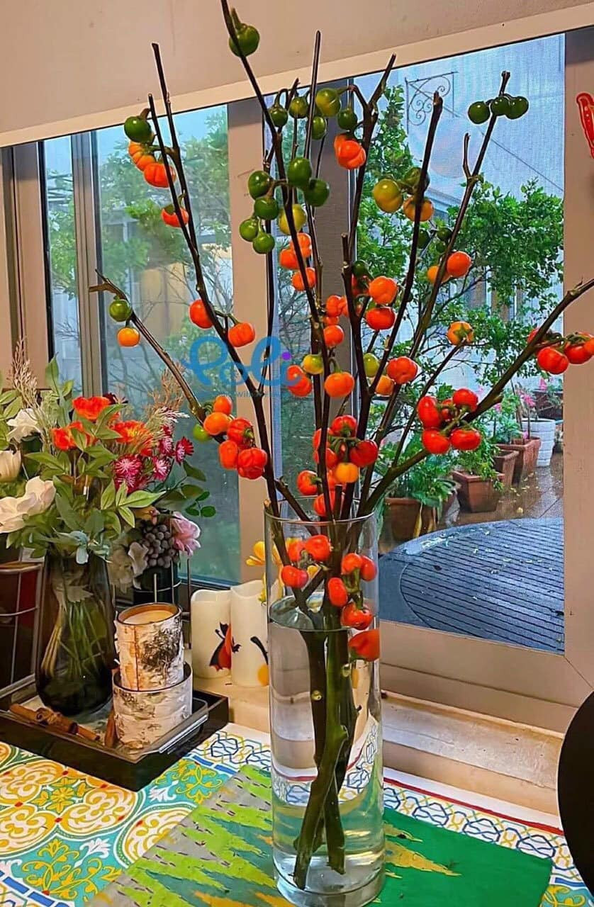 Số cành cà chua tuỳ theo bó, to 2 cành, nhỏ khoảng 5 cành. Ảnh: FB Nguyễn Bích Thảo