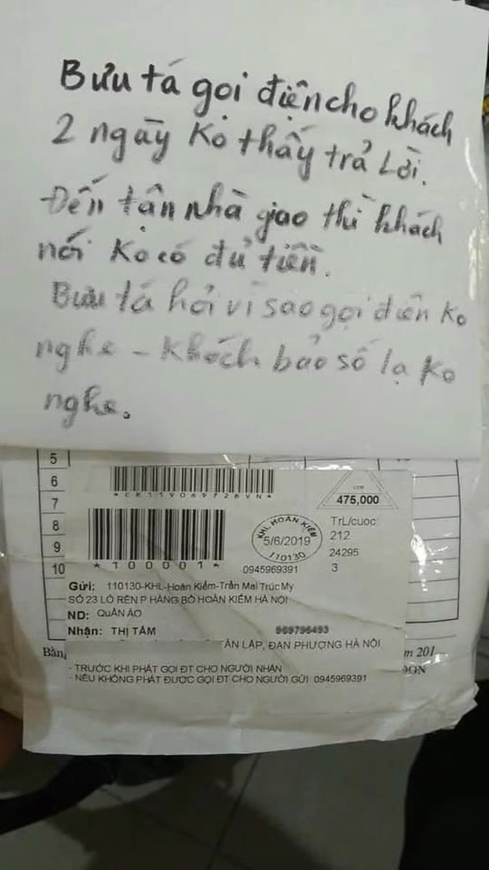  Lý do "bom hàng" phổ biến nhưng làm khổ shipper. Ảnh: Internet