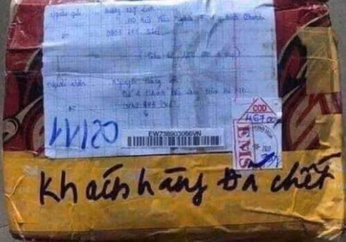 Trường hợp này buộc shipper phải ngậm ngùi. Ảnh: Internet