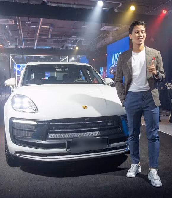 Cuối tháng 4/2022, Quế Ngọc Hải tiếp tục chơi lớn khi tậu chiếc xe Porsche Macan phiên bản thể thao mới nhất giá không dưới 3 tỷ đồng. Ảnh: FBNV