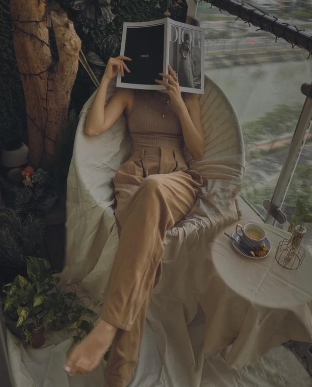 Đây cũng là nơi thư giãn, thưởng trà của Tân Hoa hậu. Ảnh: FBNV