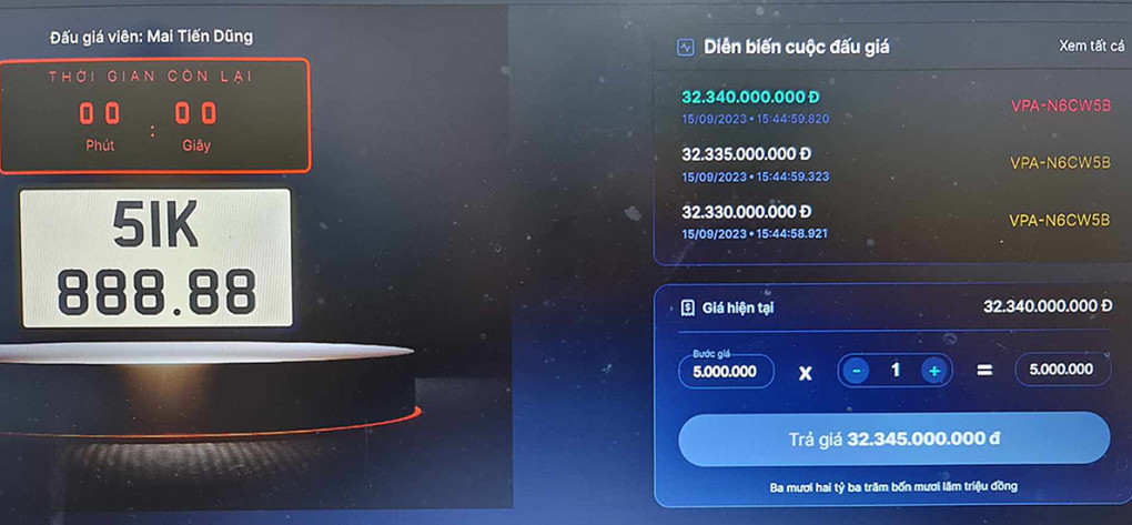 Đấu giá biển số đẹp: cao nhất bao nhiêu? Dau gia bien so dep: cao nhat bao nhieu?