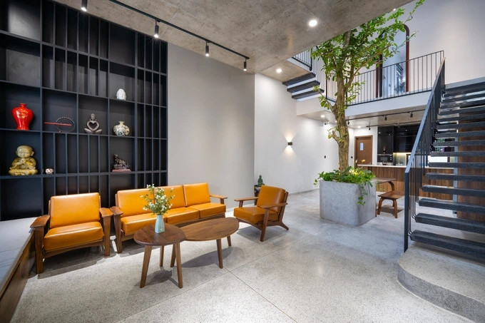 Không gian phòng khách hiện đại.