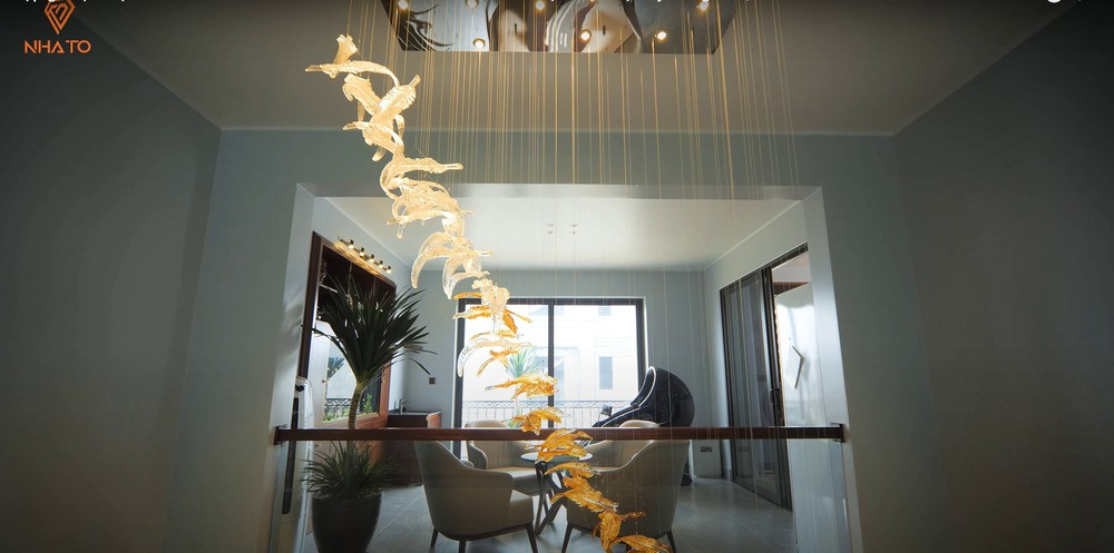 Đặc biệt trong nhà còn có không gian riêng để thư giãn giống như phòng nghỉ ở resort hạng sang nào đó.