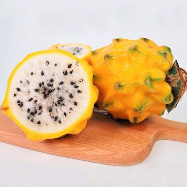 Hạt thanh long có màu đen, gần bằng hạt chanh dây. Ảnh: Cayxanhhoanggia