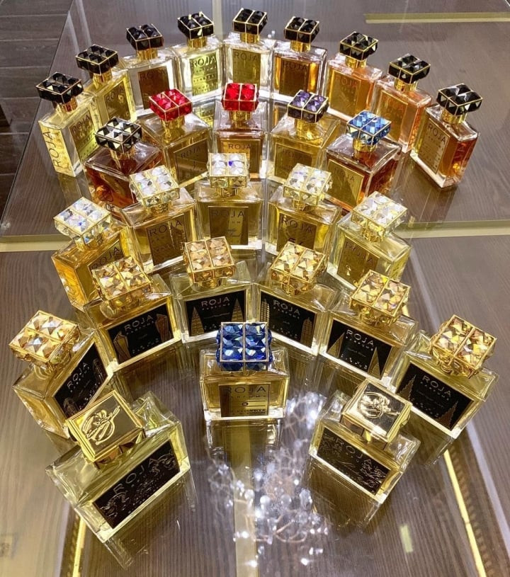 Nước hoa của Trấn Thành đến từ nhiều nhãn hàng danh giá khác nhau như Tom Ford, Le Labo, Creed, Clive Christian... Trong số này, có nhiều chai là phiên bản giới hạn đến từ Pháp và Italy. Ảnh: FBNV