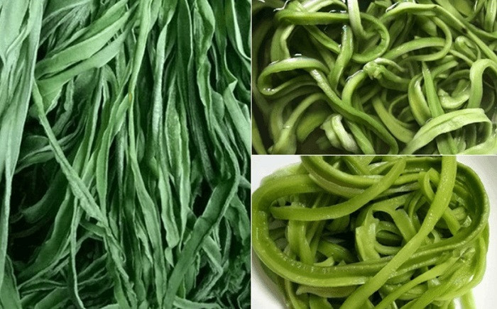 Khi sử dụng, chỉ cần ngâm rau vào nước vài tiếng, rau sẽ khôi phục lại hình dáng ban đầu. Ảnh: Duockienminh