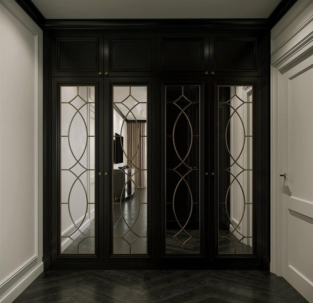 Ngôi nhà sử dụng tông màu nâu be trang trọng do vợ chồng nữ diễn viên lên ý tưởng thiết kế.