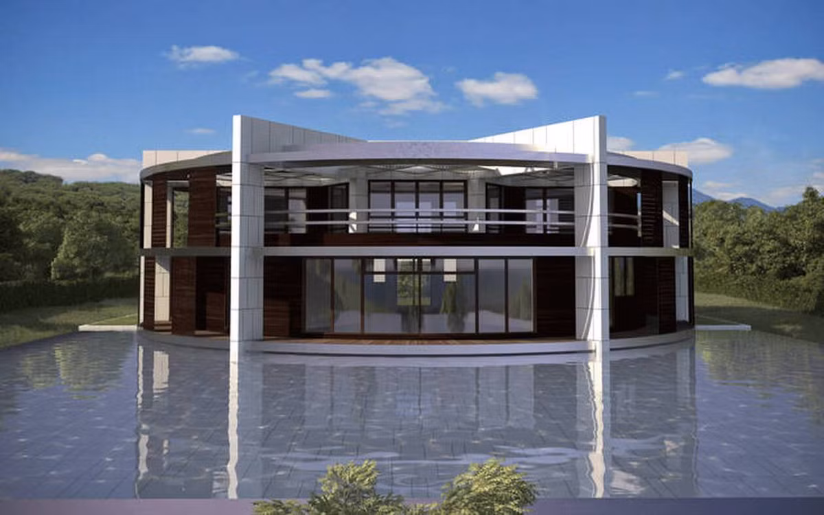 Kiến trúc sư đã sử dụng nhiều kính nhằm tối ưu các chất liệu tự nhiên cho không gian sống.